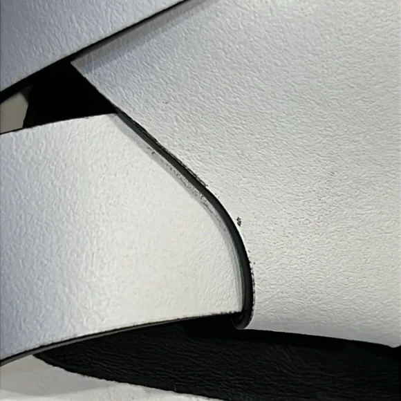 Emanuele Crasto Strappy Crisscross White Sandals Leather EU 39 US 8 - Picture 14 of 15